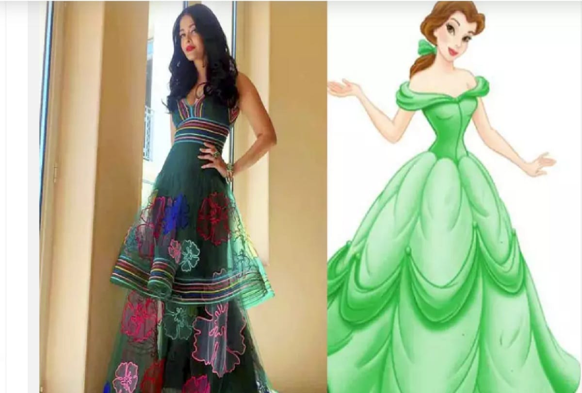 aishwarya rai sara ali khan and other bollywood actresses on red carpet in cinderella dress