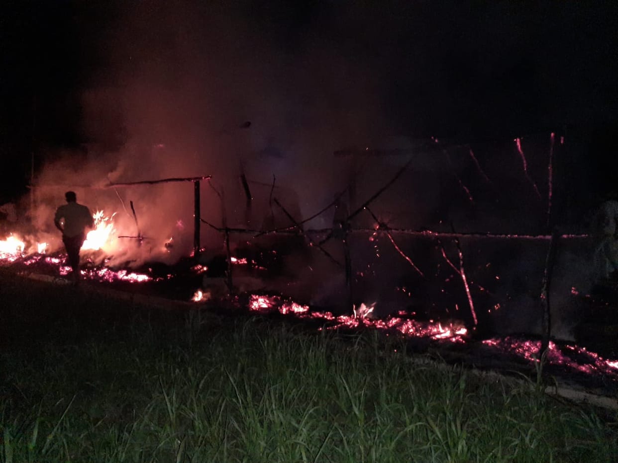 Burning of poor in Shahpur Gad village of Ghad