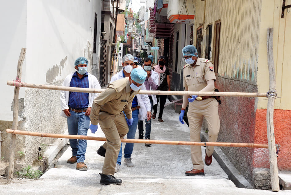 Govind Nagar's streets sealed as Corona infection increases