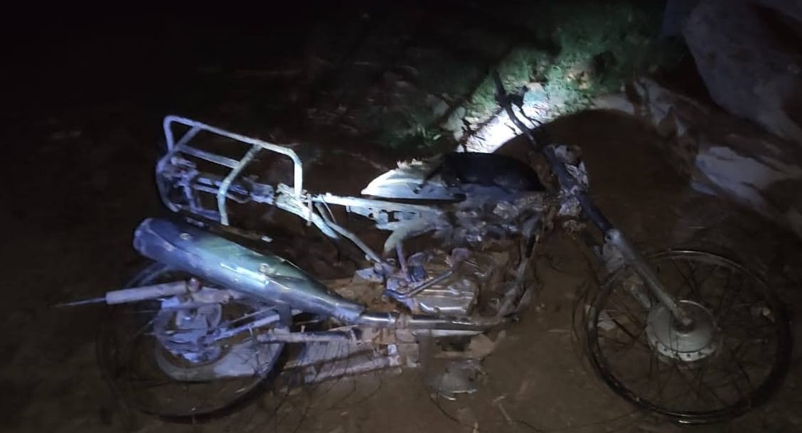 Two people riding bike burnt alive due to tractor trolley collision in Lakhimpur Kheri