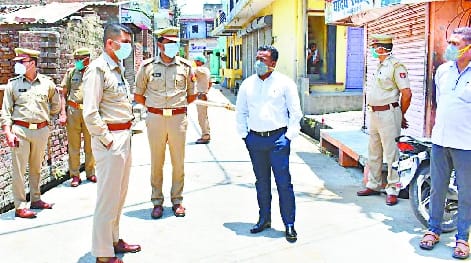 DM and SSP inspect Butler Plaza