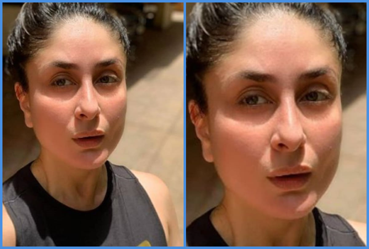 kareena kapoor share again no makeup look said 100 pout in a day