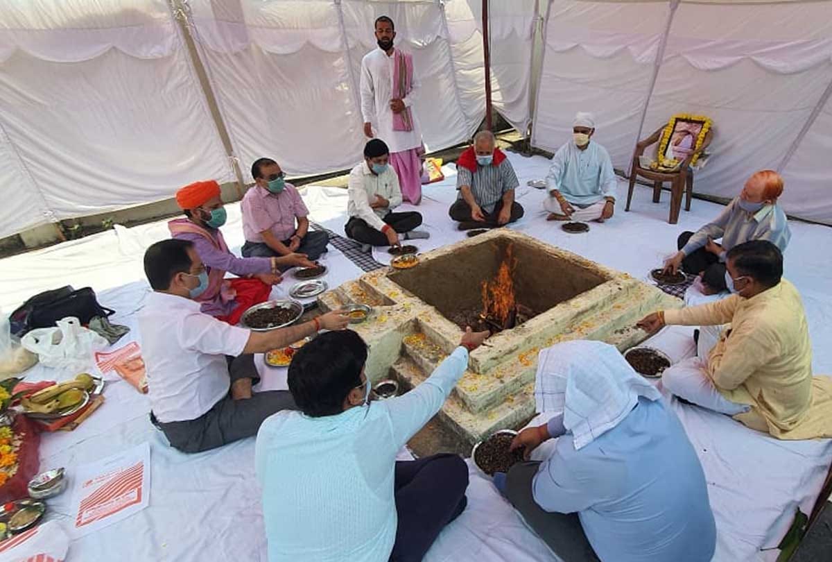 First worship of Shri Amarnath at Shrine Board's office in Talab Tilo in jammu