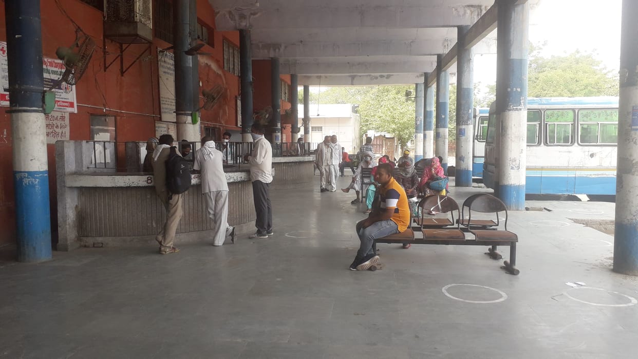 Jind buses stopped operating due to increased Corona infection in Bhiwani