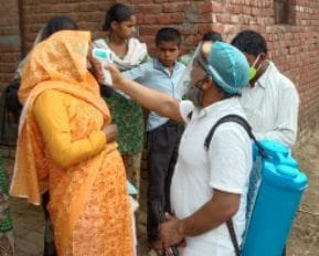 Pregnant woman corona infected with five SBI officials