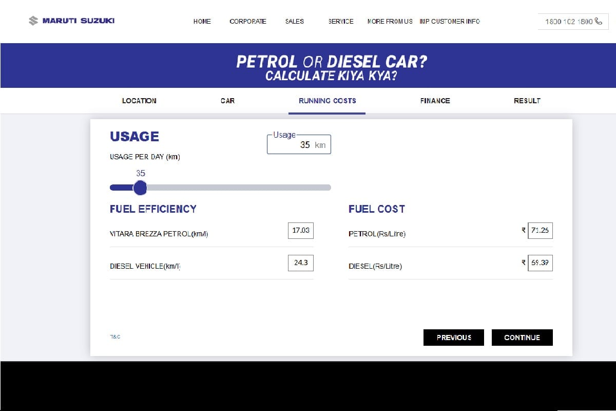 Buy diesel or petrol car, Maruti launches petrol vs diesel car cost calculator