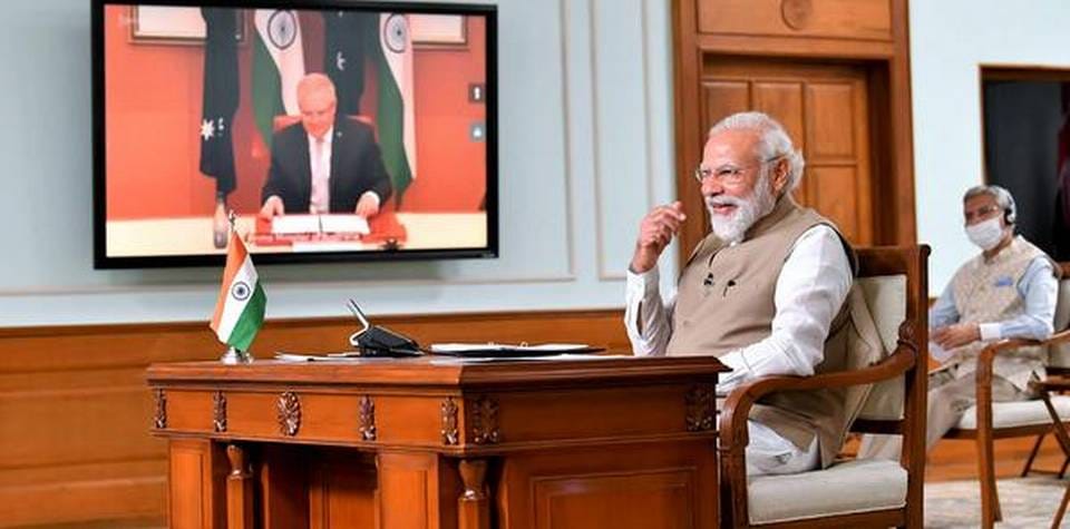 India-Australia landmark agreement, military bases will be used in the Indian Pacific, Dragon will be controlled