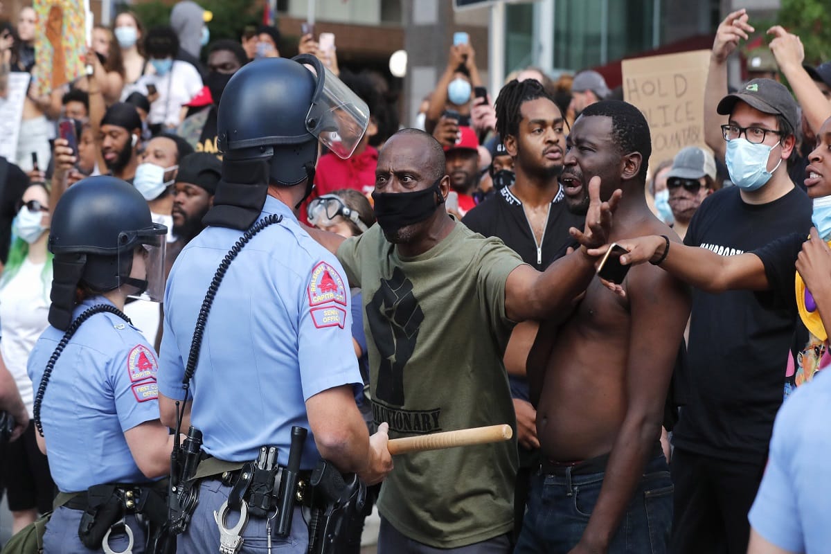 Demonstrators protest against the murder of Daniel Prude nakedly in Rochester america