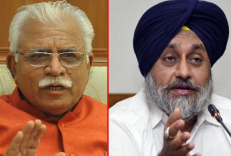 Akali Dal leaders meets Haryana CM Manohar Lal