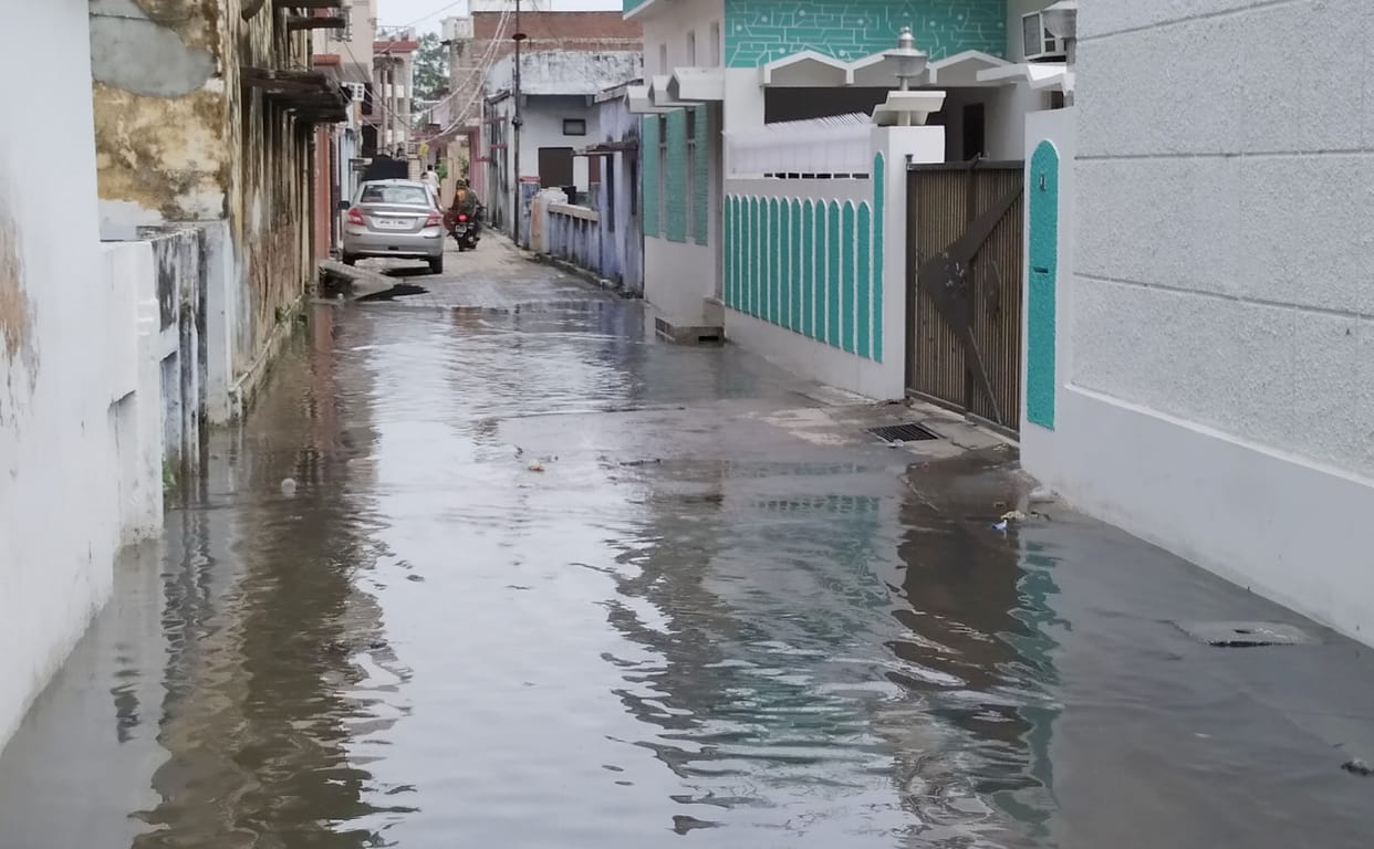 waterlogging in balrampur