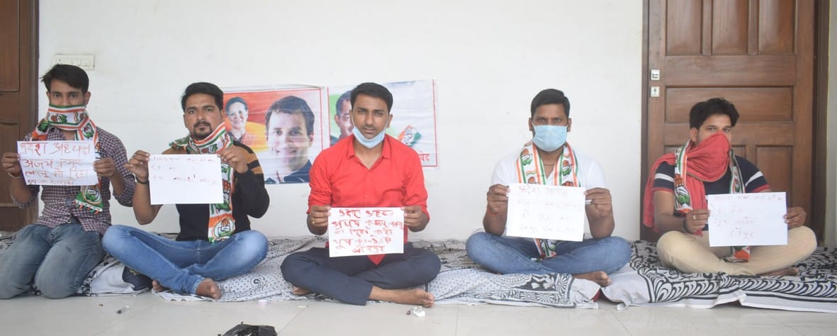 Letter written to the Chief Minister with blood