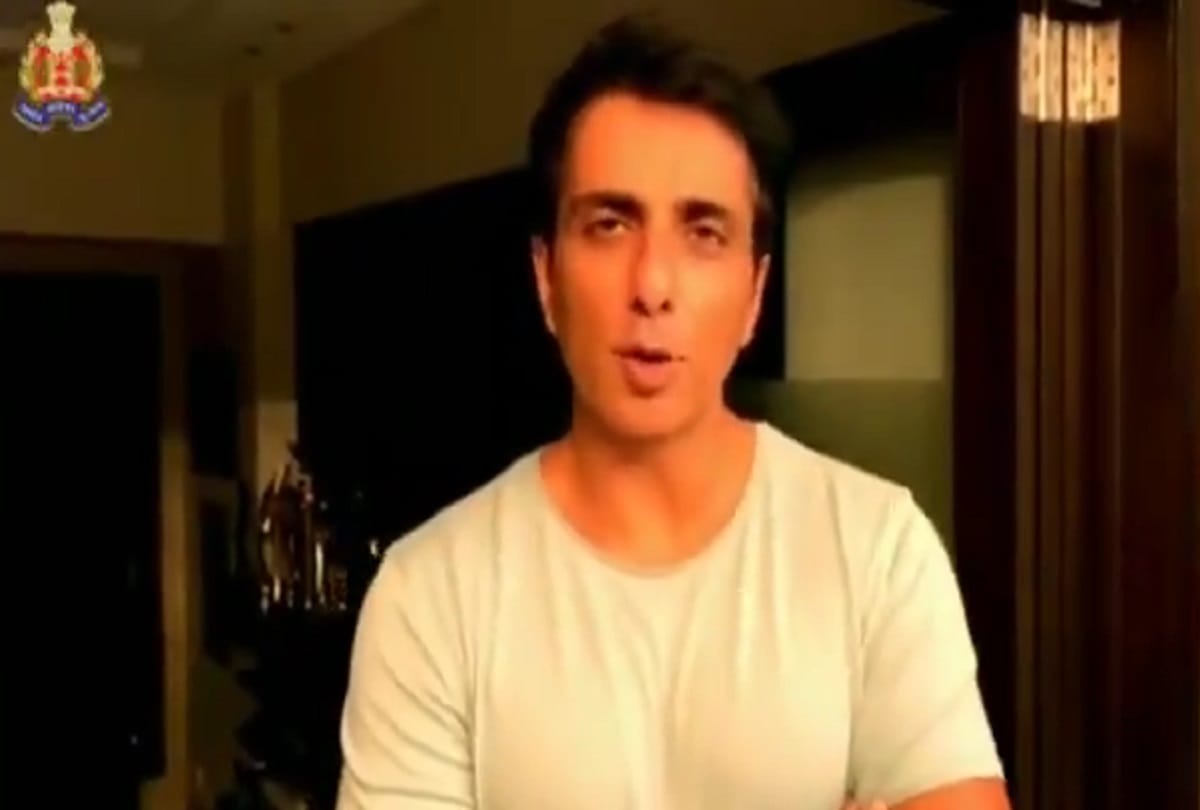 Film actor Sonu Sood praised Jhansi police video