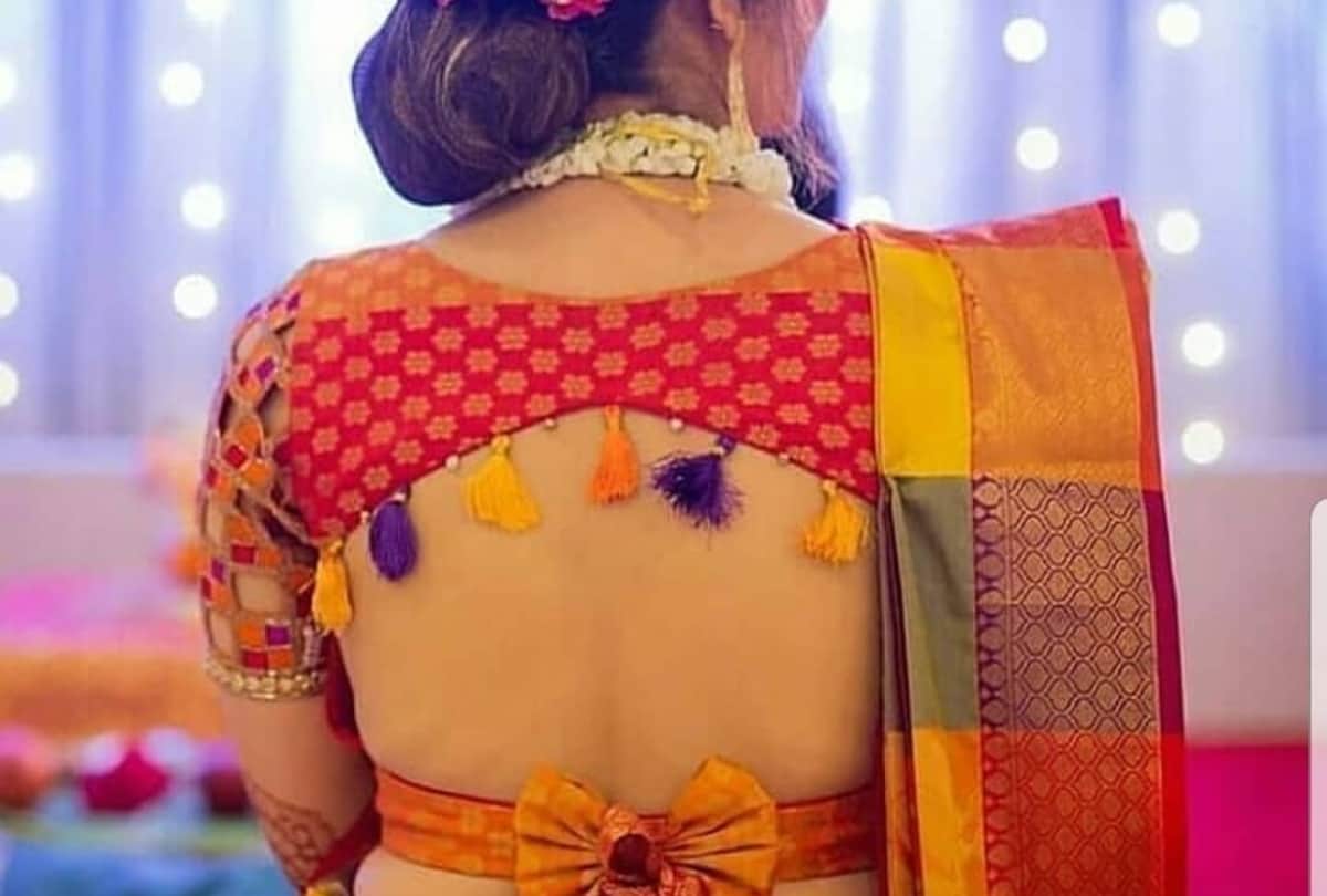 beautiful and trendy back design for lehenga blouse in this wedding season