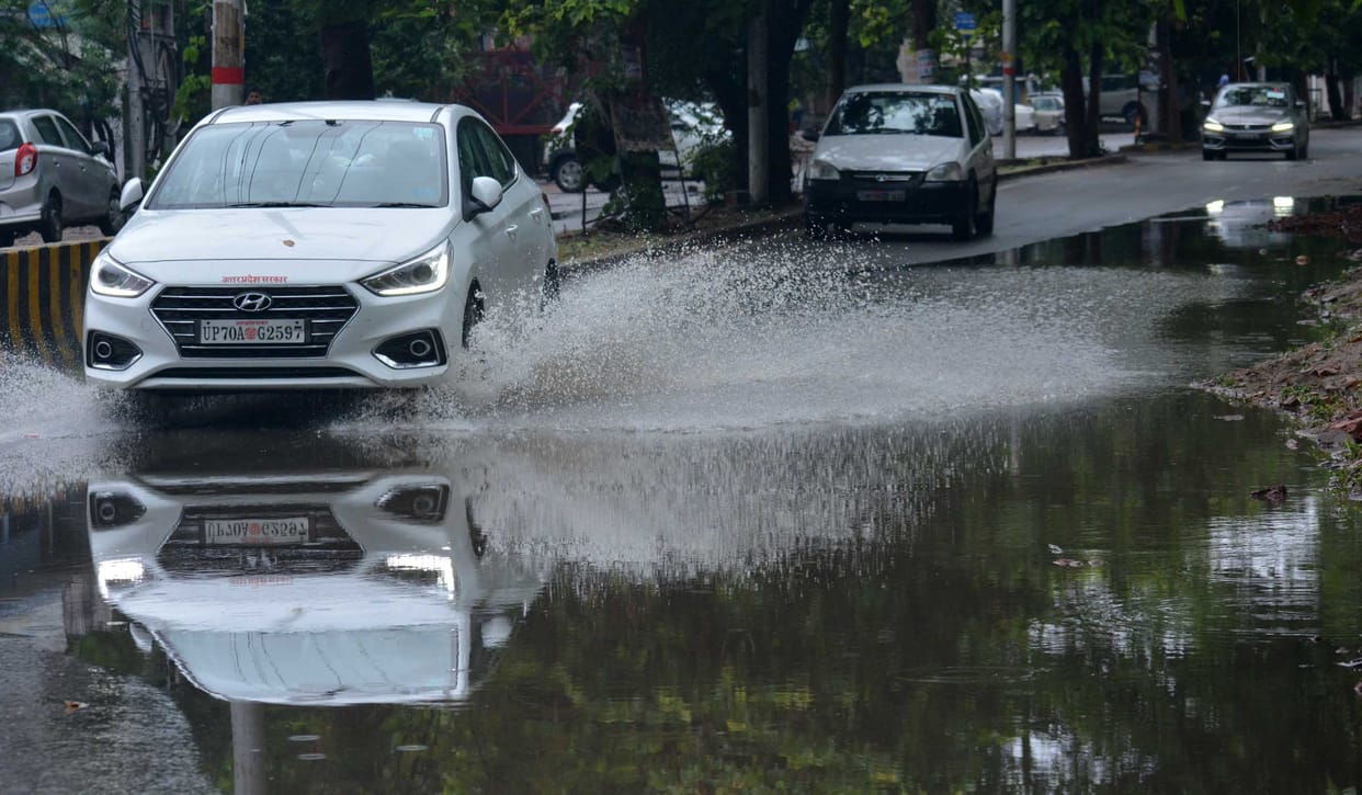 44 mm on the first day in Ashadha. rain