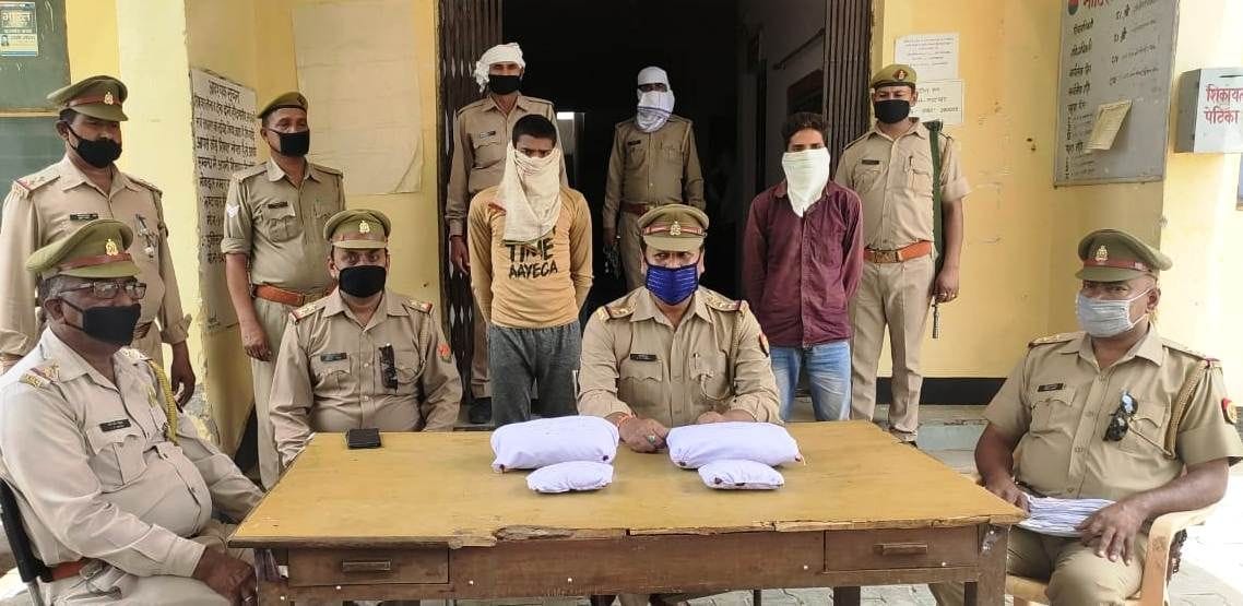 two alleged arrest with smuggling things