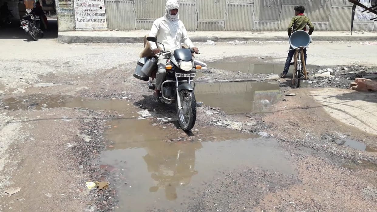 Rakshaa road damage