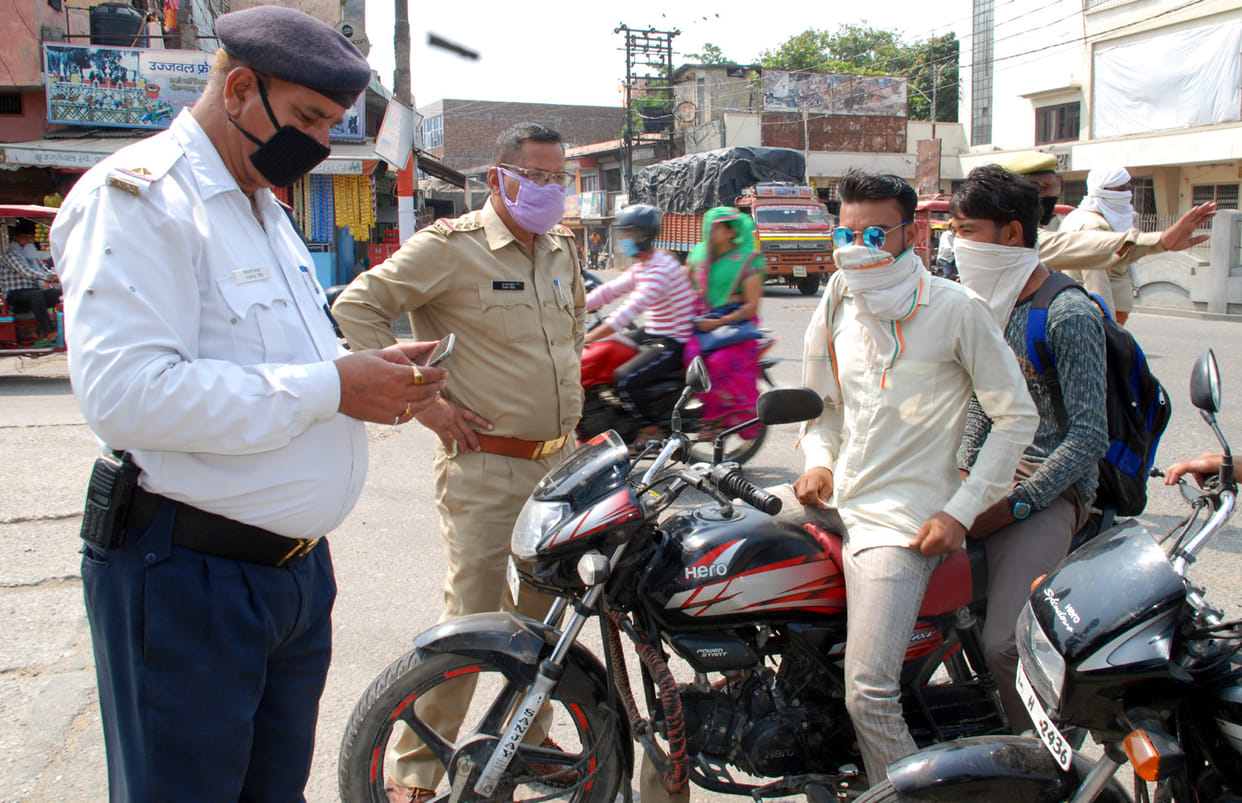 105 people invoiced for not wearing masks