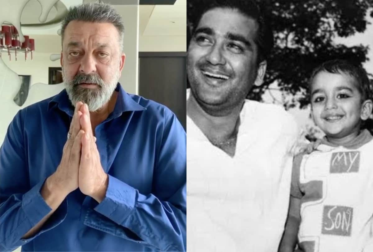 Sanjay Dutt shared a throwback photo with father Sunil Dutt on his birthday