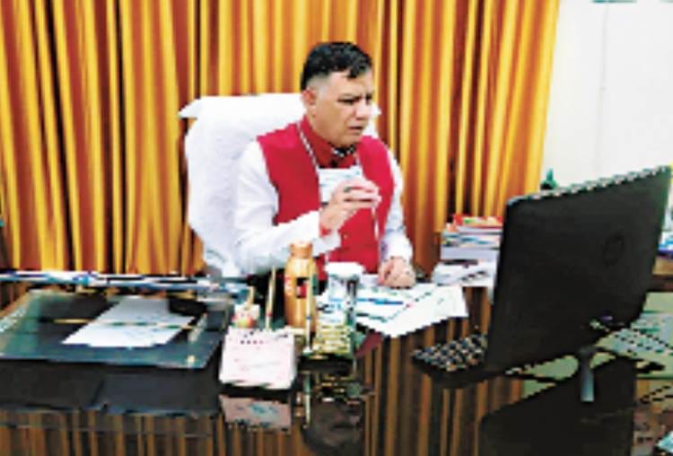 Amar ujala webinar with UP minister satish mahana