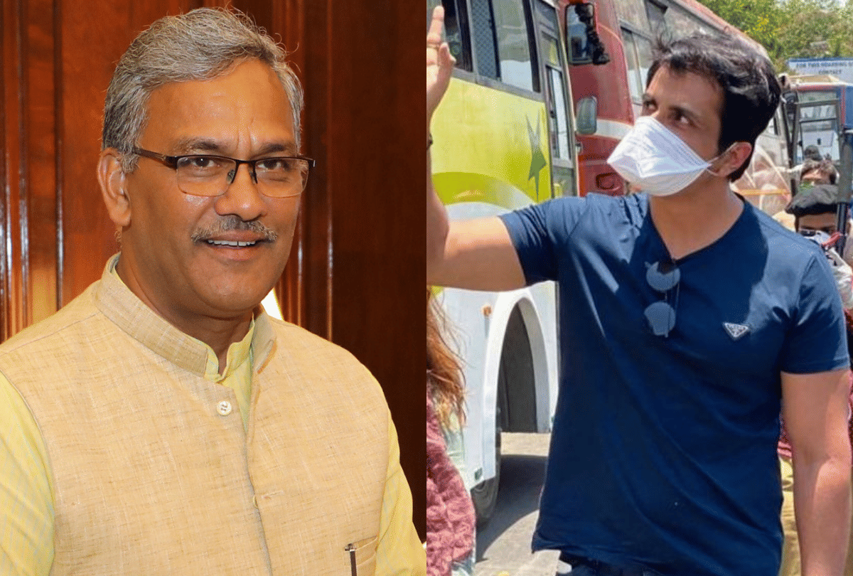 uttarakhand chief minister Trivendra Singh Rawat thanks to sonu sood for sending migrants by chartered plan