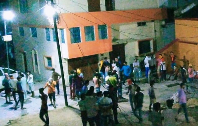 Uproar of youth against panchayat president