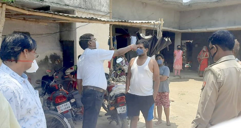 Nine people came in contact with the Corona suspect