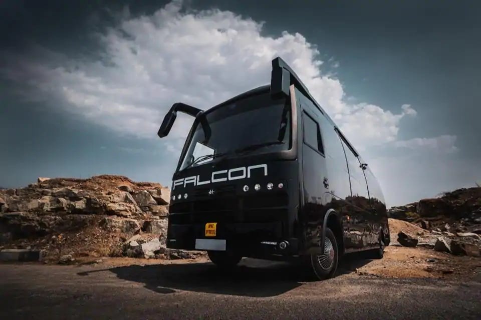 Allu Arjun vanity van looks exquisite on the outside as well as inside
