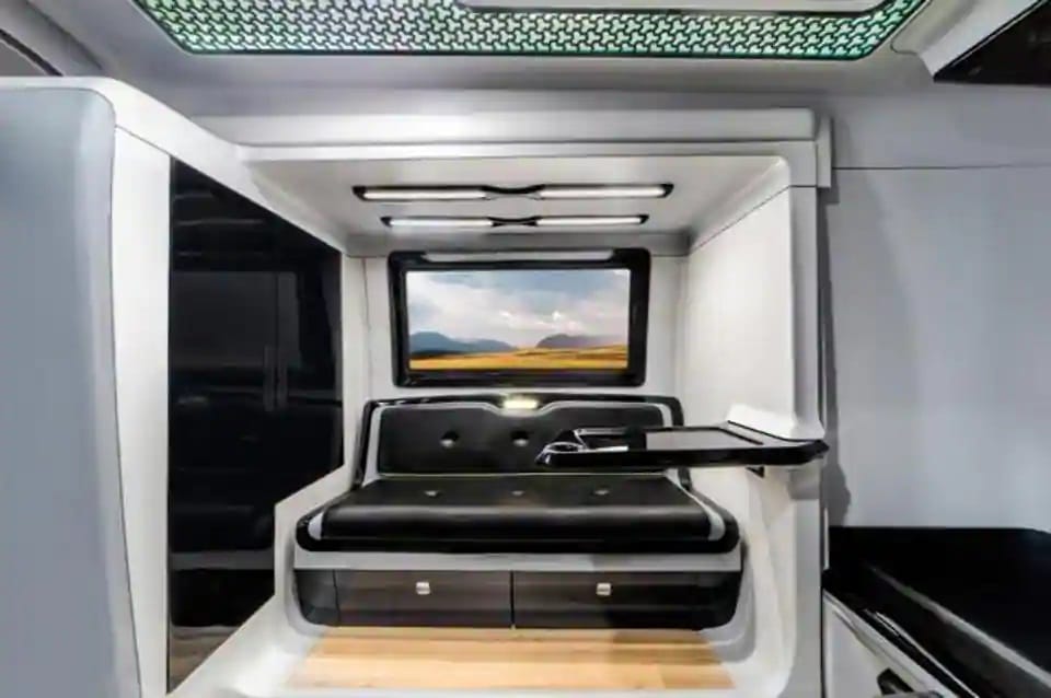 Allu Arjun vanity van looks exquisite on the outside as well as inside