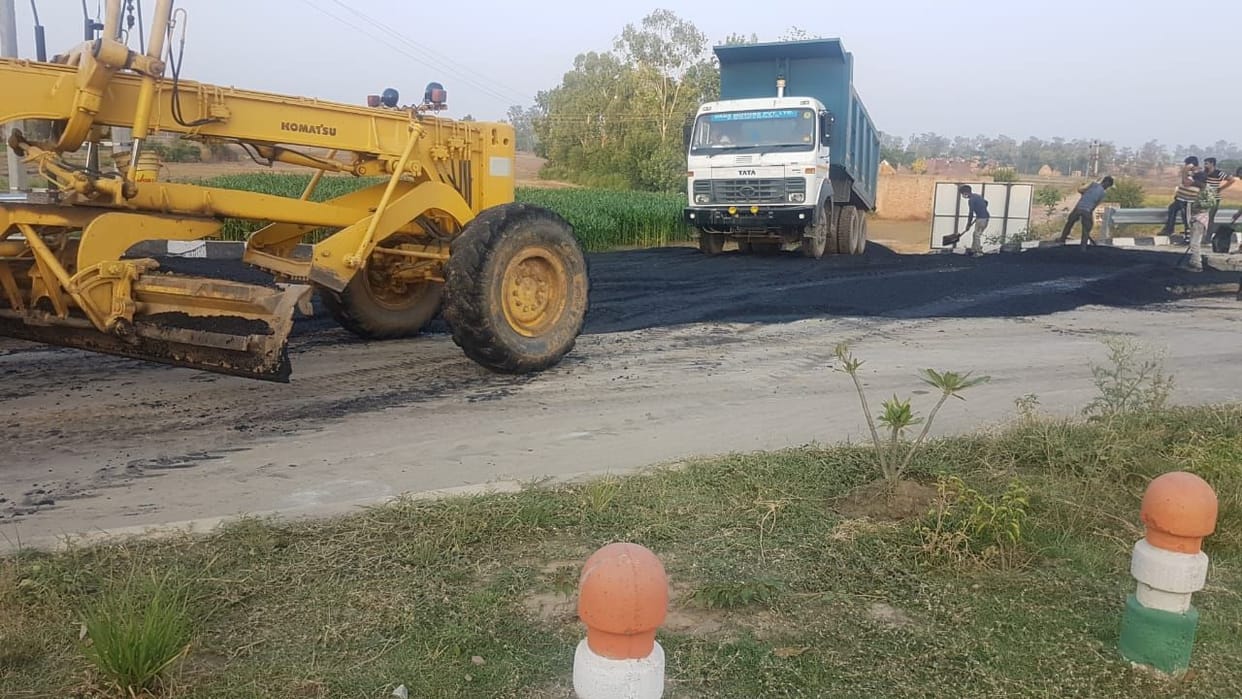 Repair of ramp started in Dera Baba Nanak, kartarpur corridor
