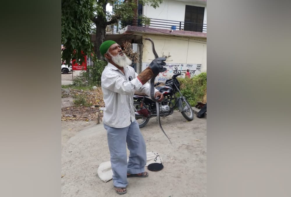 Father And Daughter Unique Hobby, Both Play with poisonous Snake and caught them in Uttarakhand
