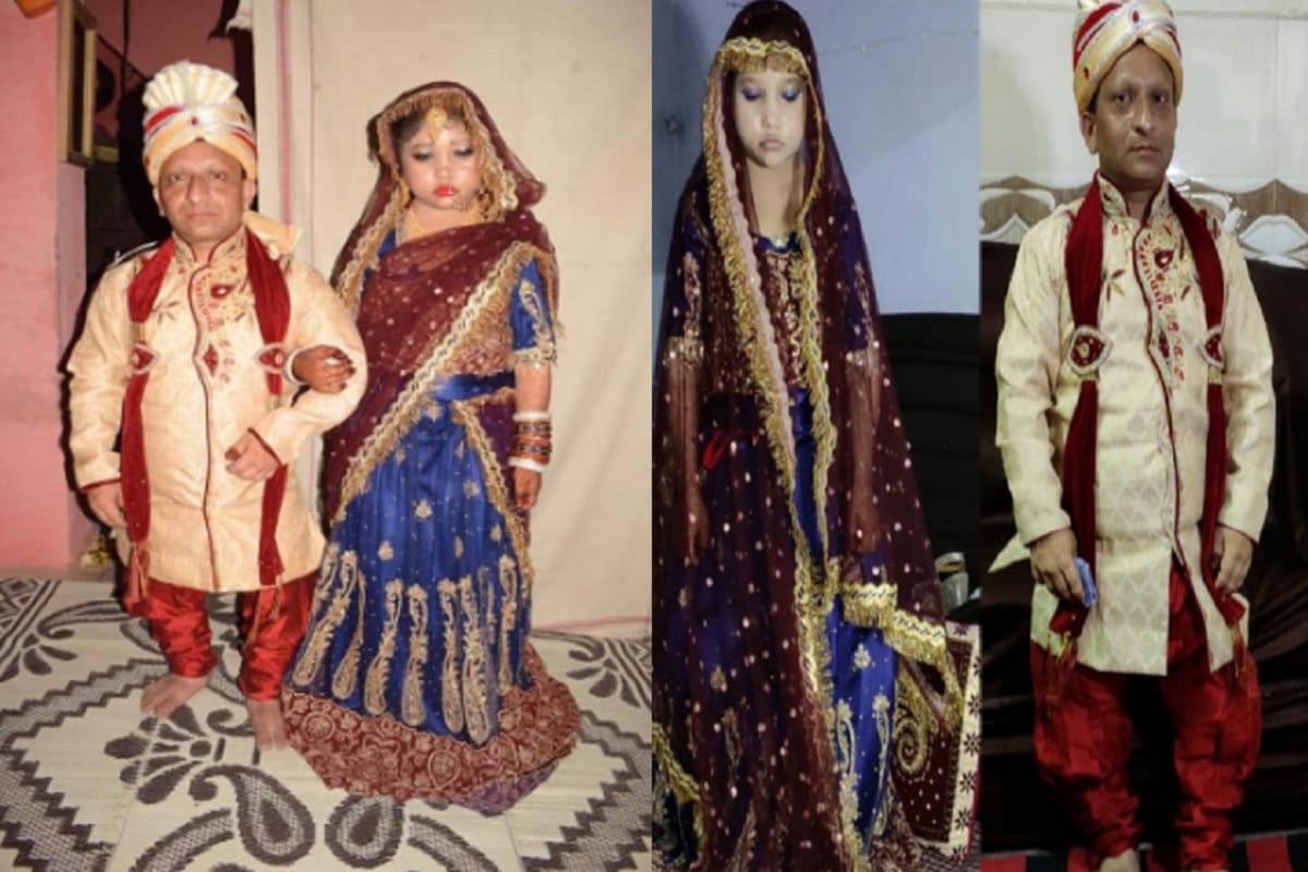 Unique wedding of three foot bride and groom took place in Meerut