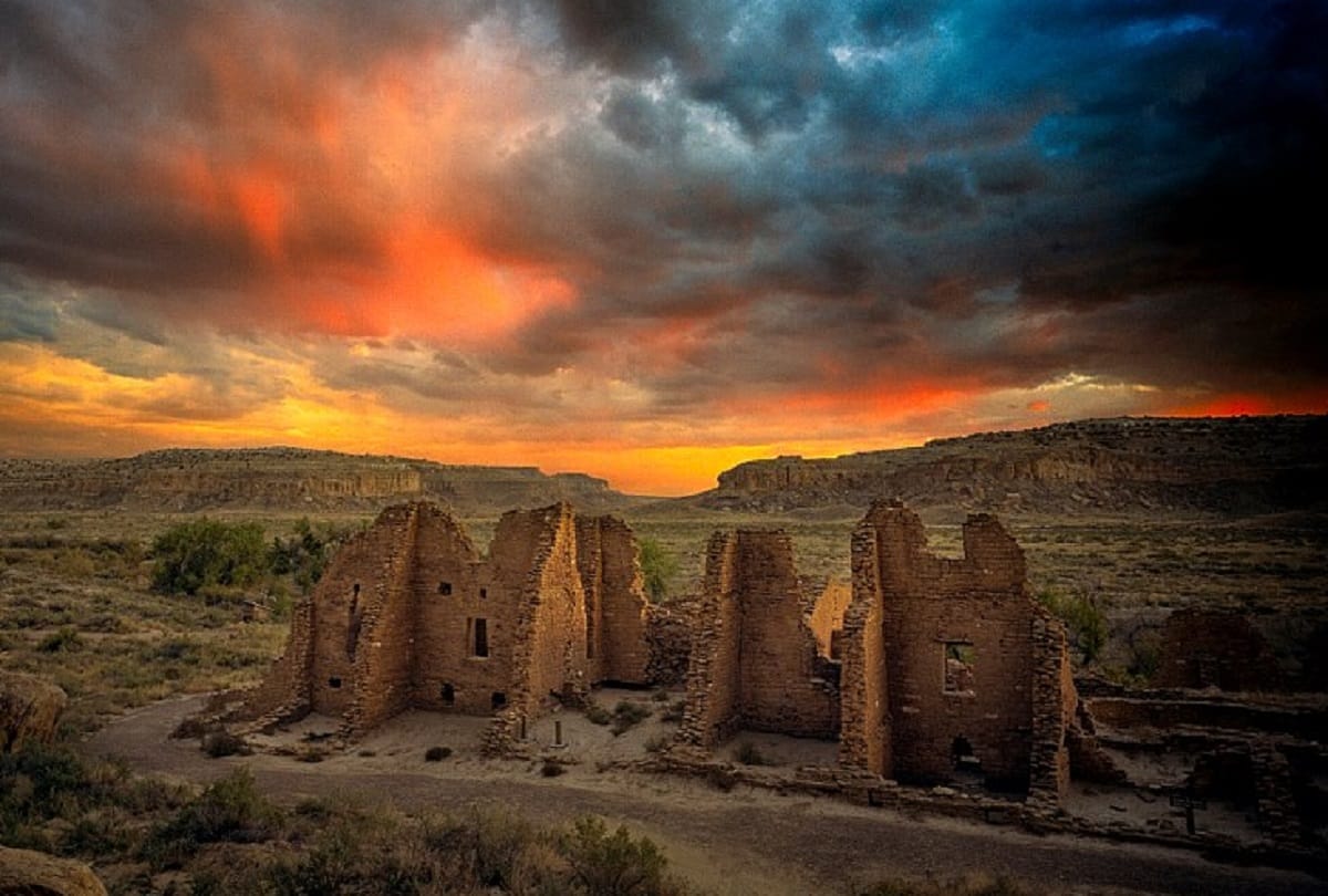 most mysterious civilization of USA Pueblo Bonito Ruins