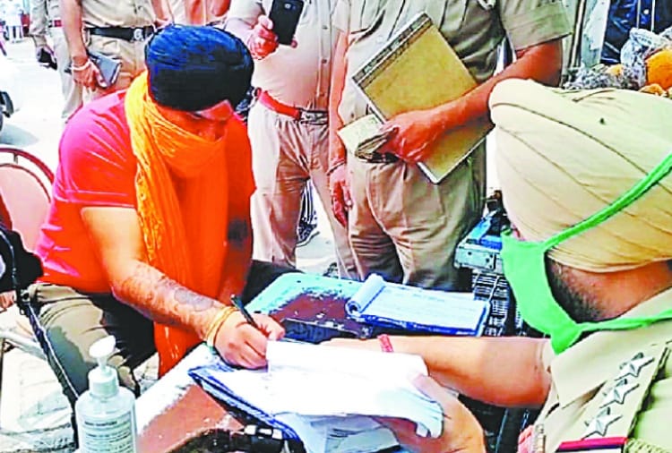 Nabha Police cut the challan of Sidhu MooseWala's vehicle