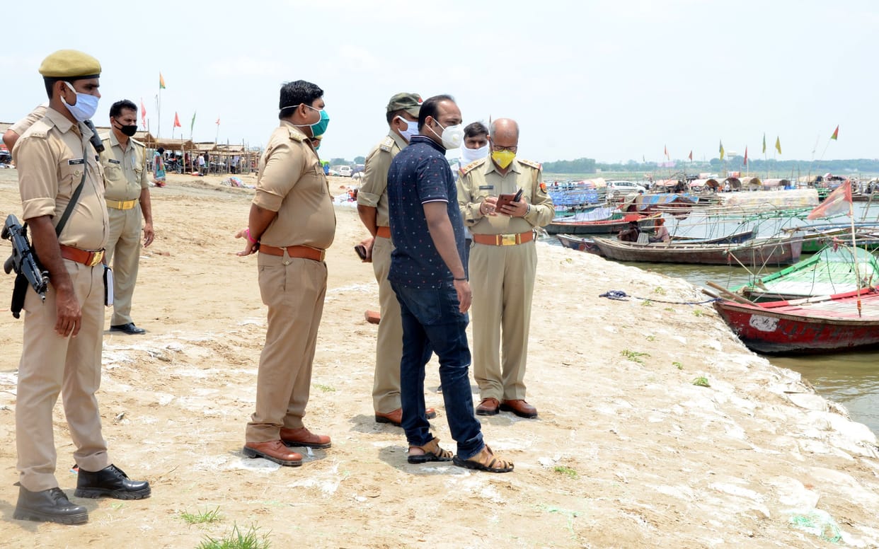 woman was killed by strangling body found in sangam
