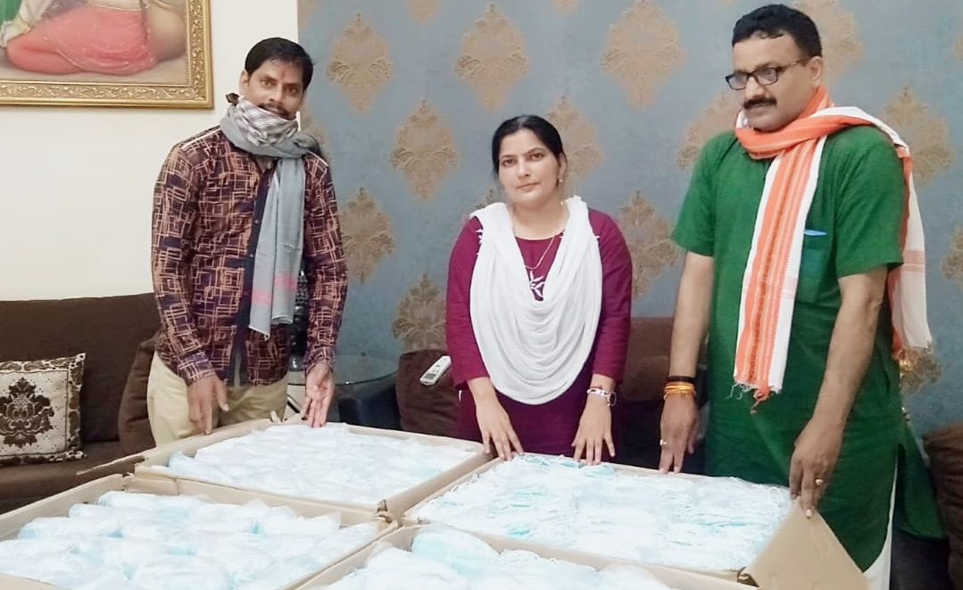 bjp ne mask bante