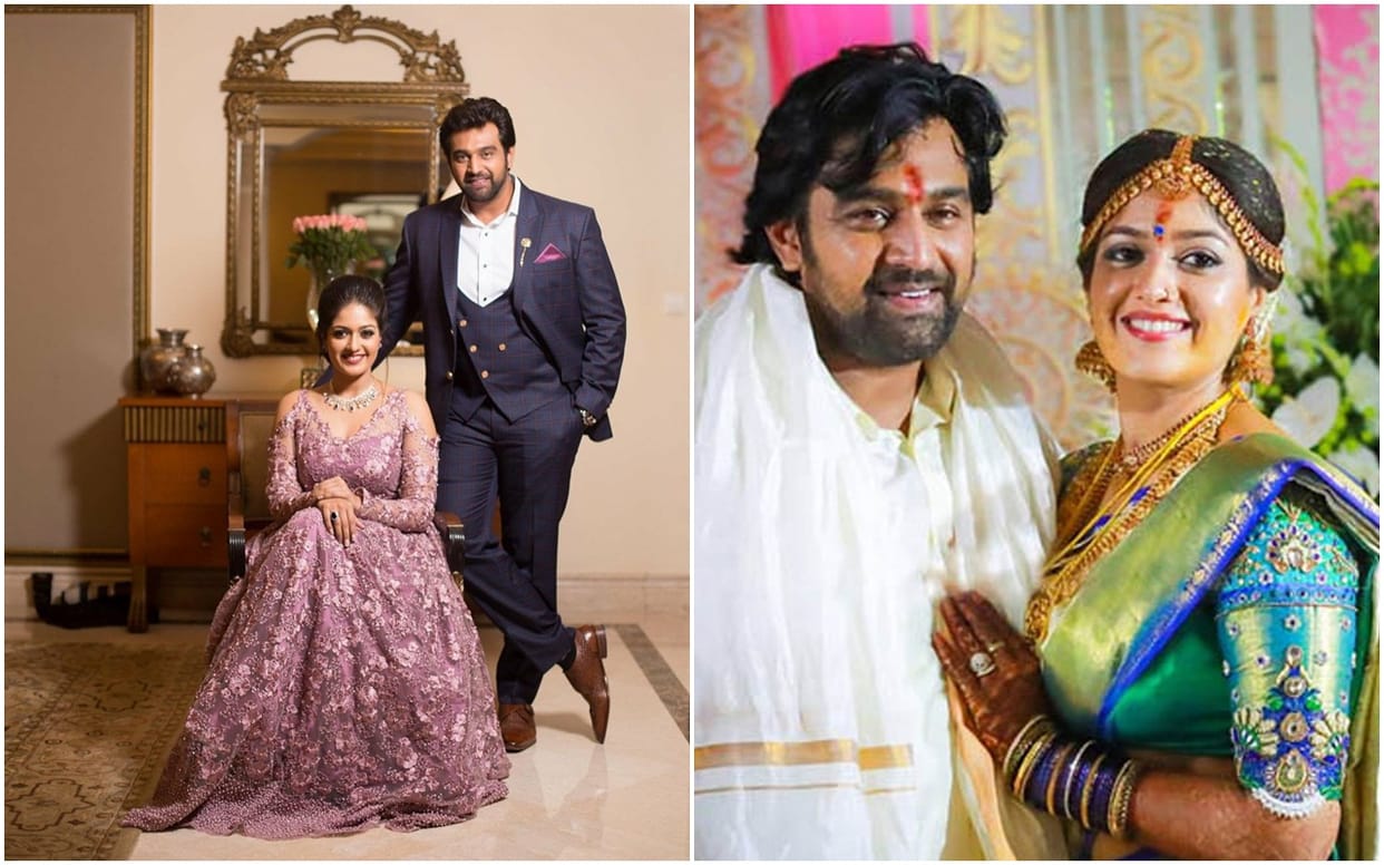 chiranjeevi sarja and meghana raj marriage photos Goes Viral After Actor Death meghana is Expecting