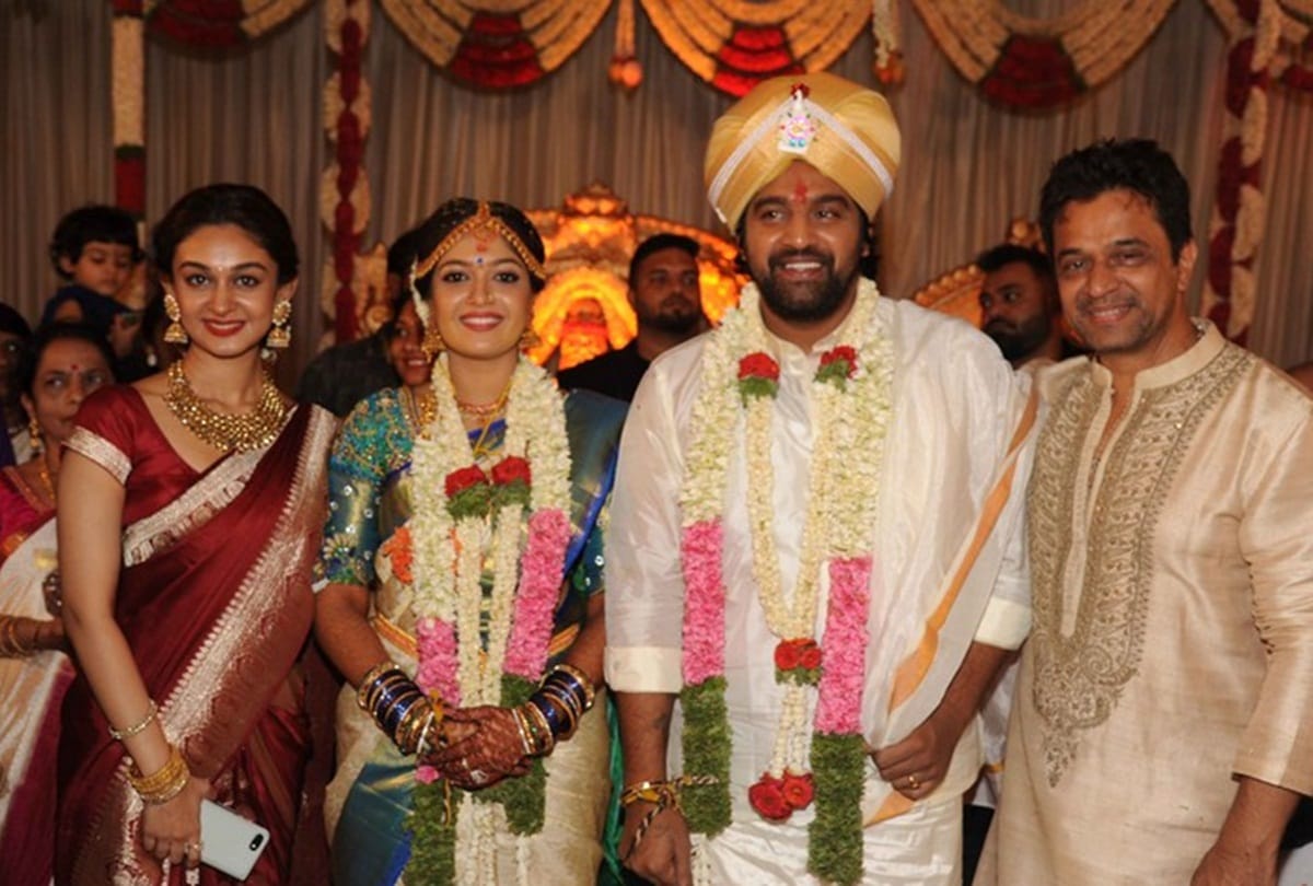chiranjeevi sarja and meghana raj marriage photos Goes Viral After Actor Death meghana is Expecting