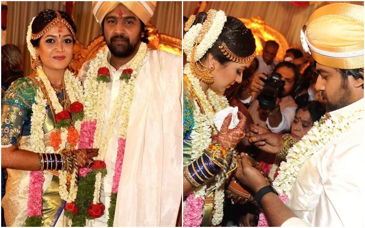 chiranjeevi sarja and meghana raj marriage photos Goes Viral After Actor Death meghana is Expecting