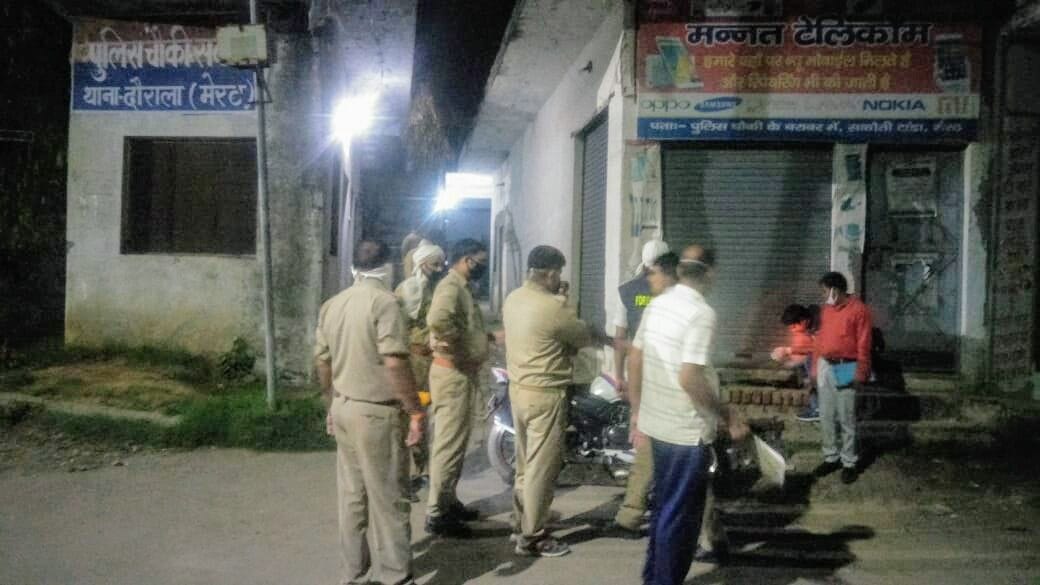 a head constable died by bullet which comes out insas