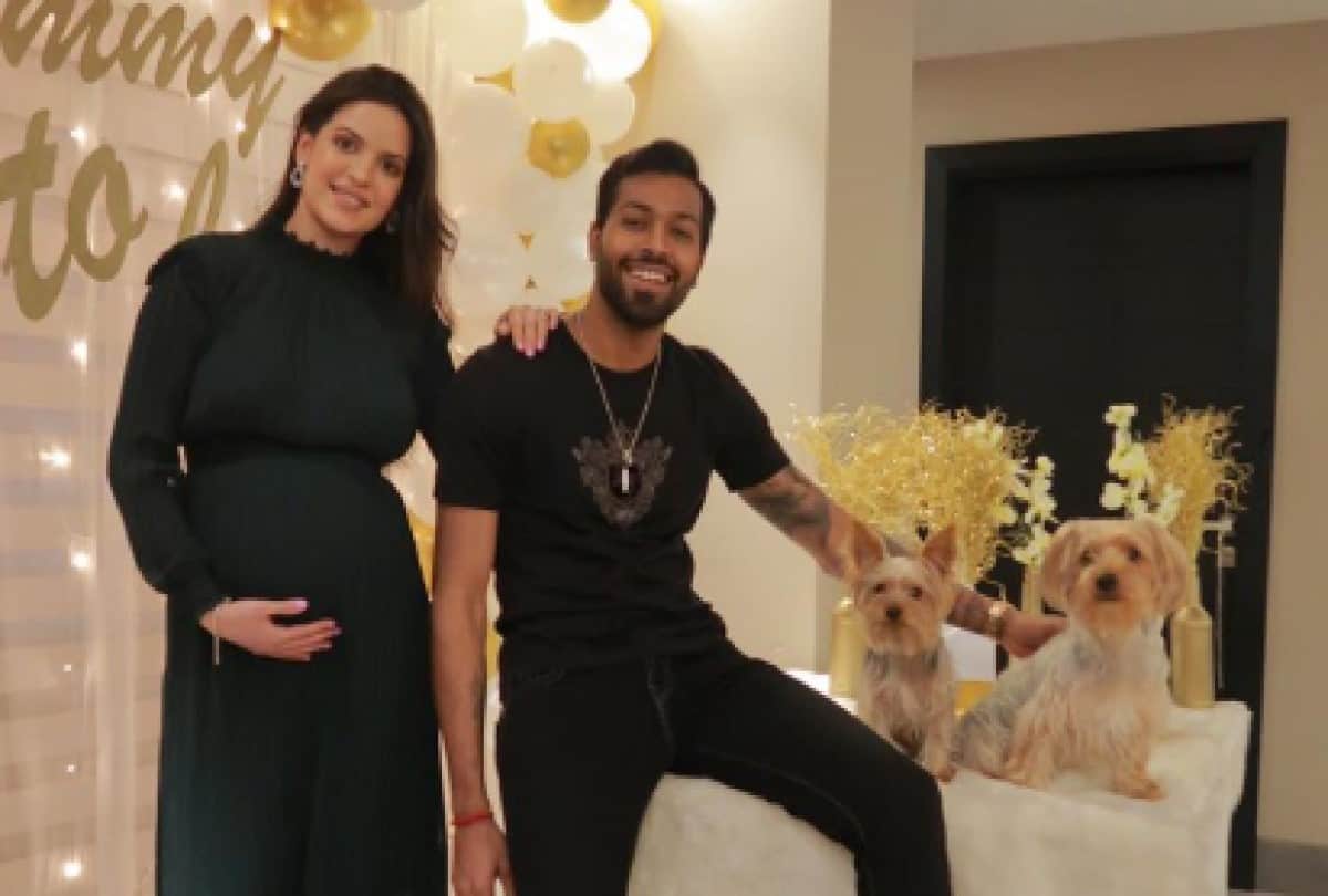 hardik pandya and mom to be natasha stankovic share unseen photo from baby shower