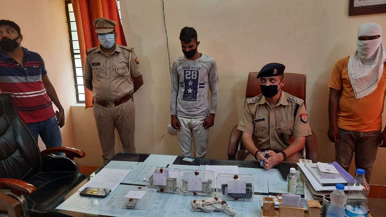 two arrested in cheating
