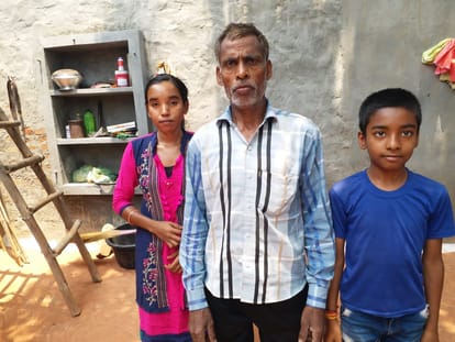 बहादुर सिंह परिवार के साथ