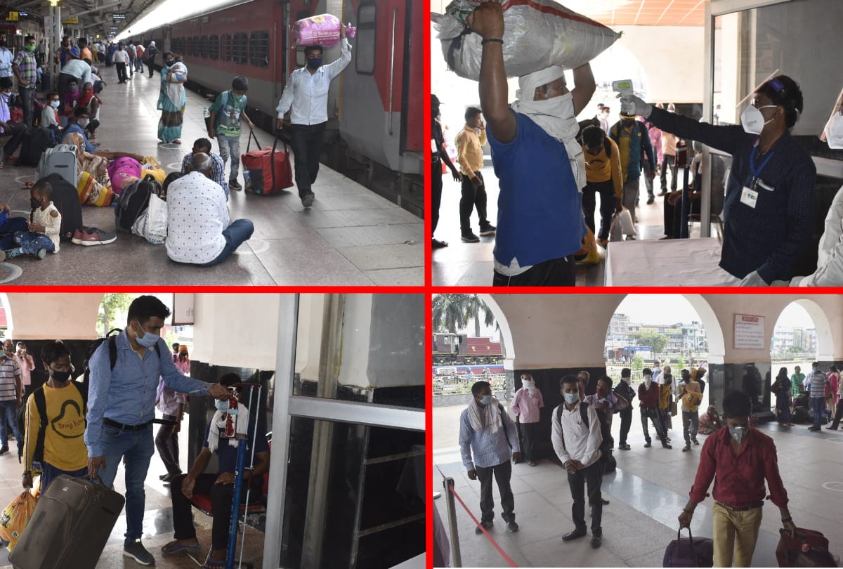 Migrant Workers sitting in Gorakhdham Express shared their pain during Lockdown