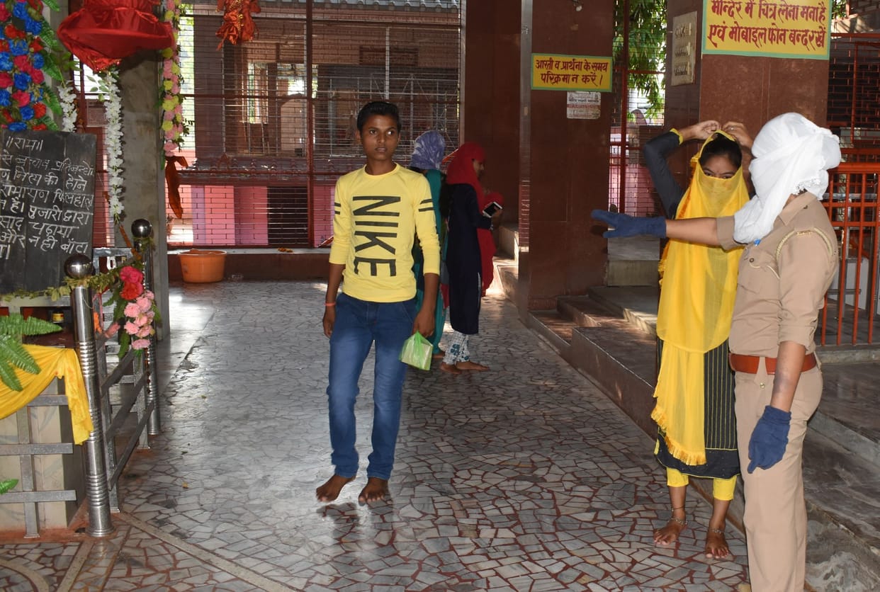 mandir open in unnao after lockdown