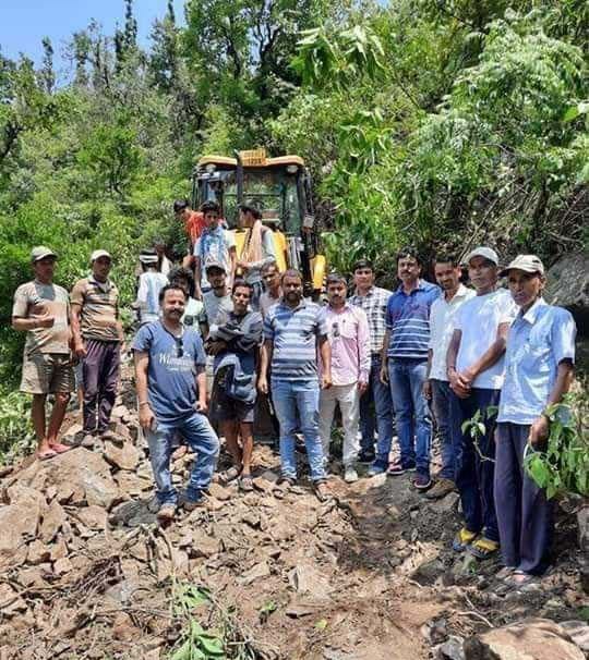 sadak se judega naulaapaanee, kating ka udghaatan hua