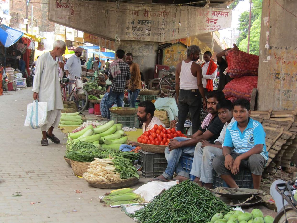 Vegetable prices rise after storm and rain.