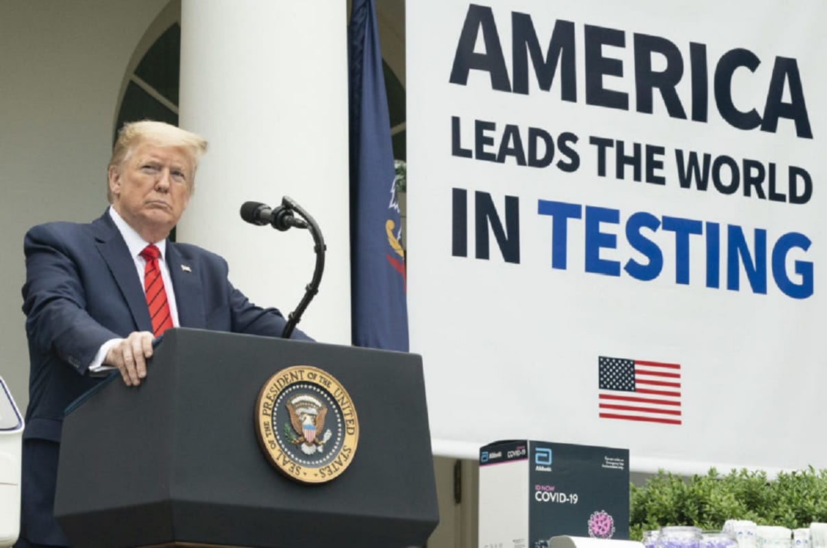 Donald Trump can address the nation on the issue of national unity