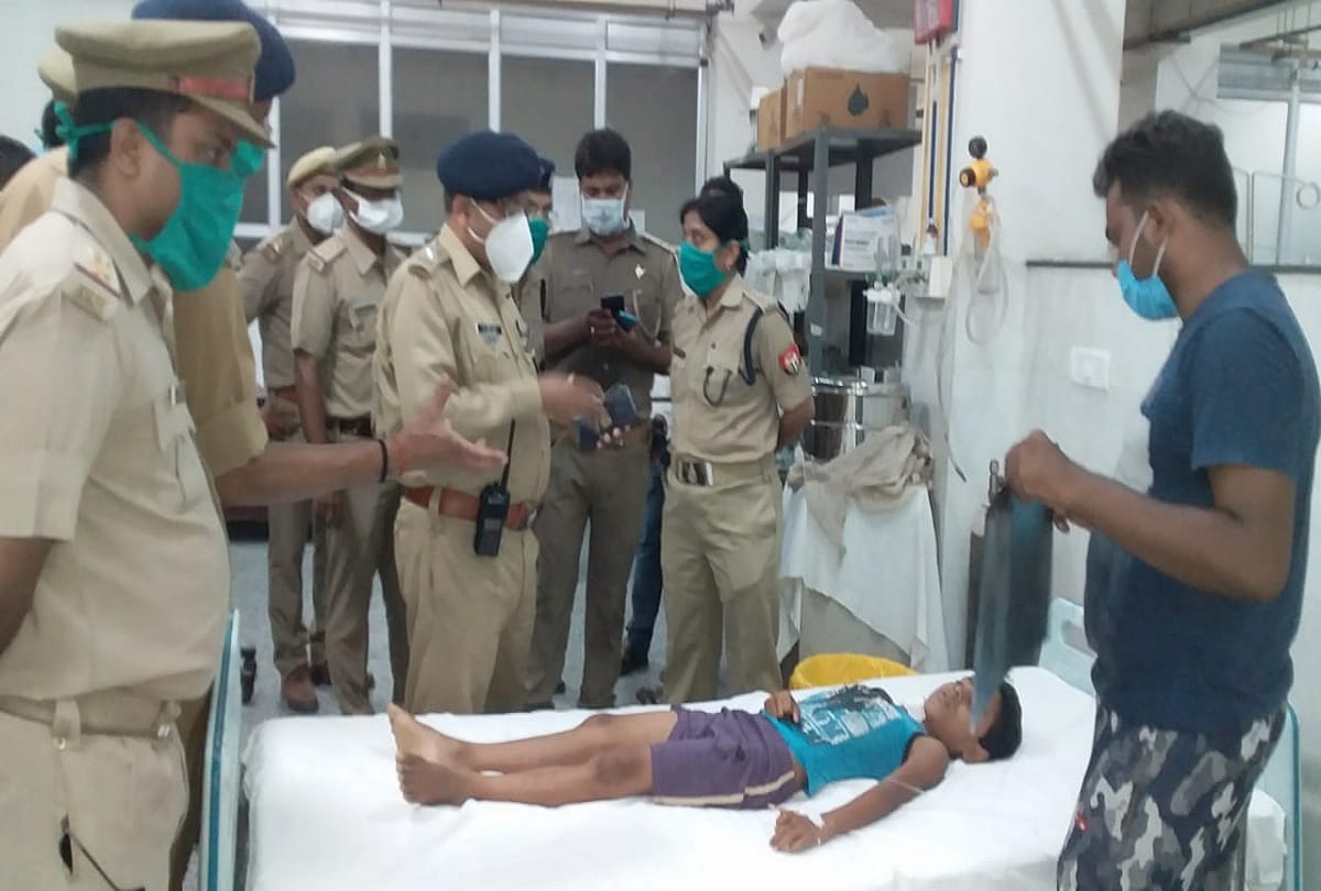 miscreants shot two people including children and miscreants injured in encounter In Gorakhpur