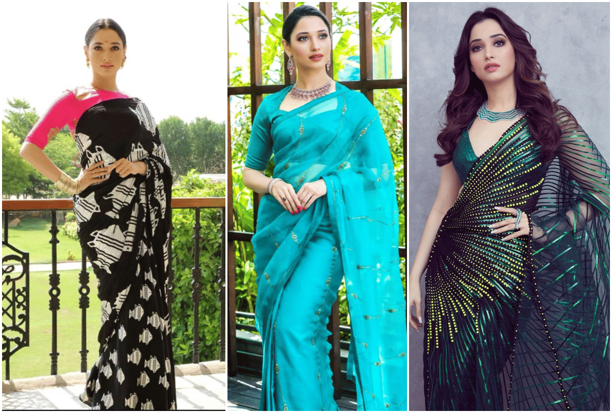 5 saree look of tamannaah bhatia perfect for bride
