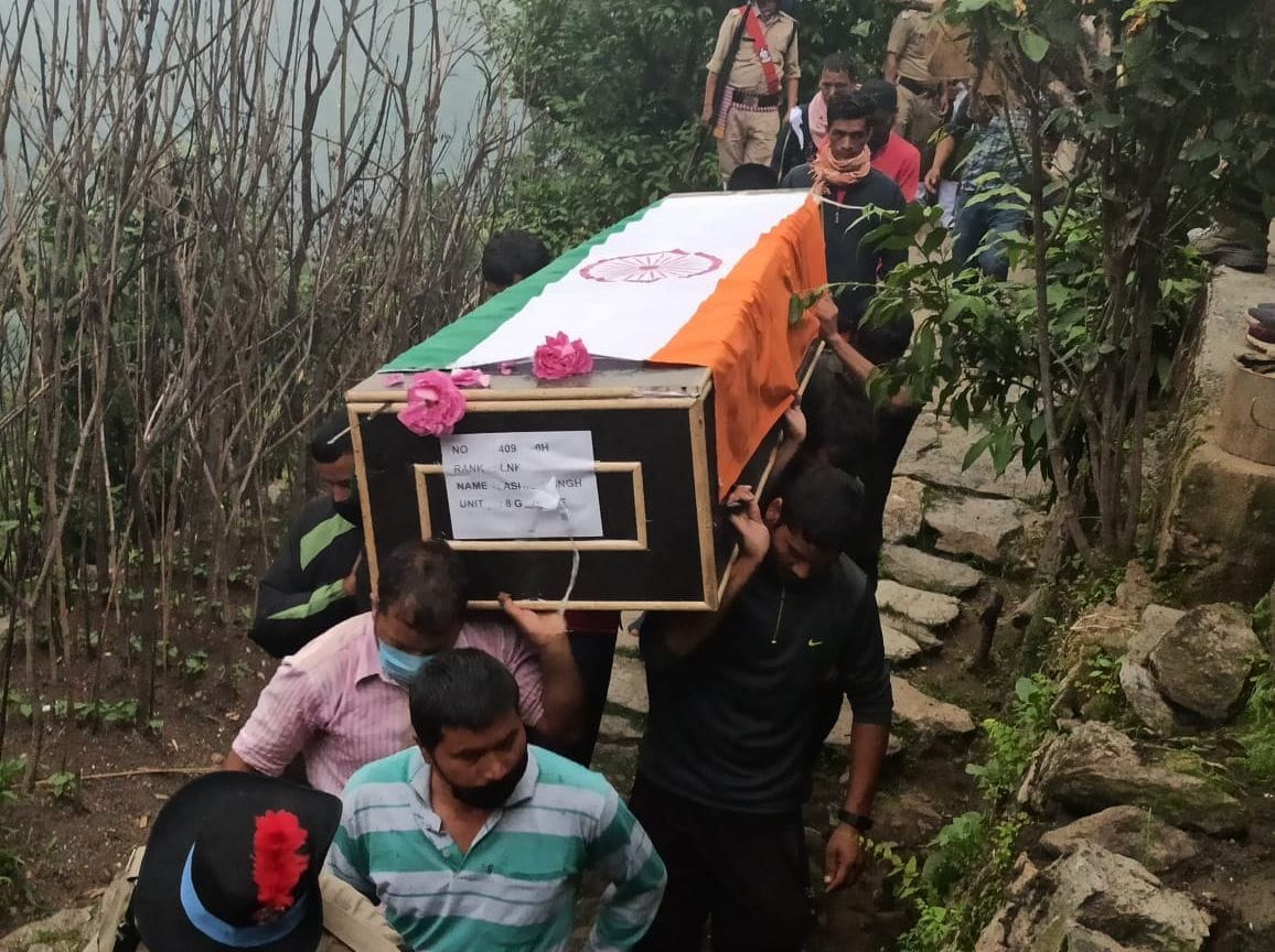 Jawan funeral in Rudraprayag Ukkhimath